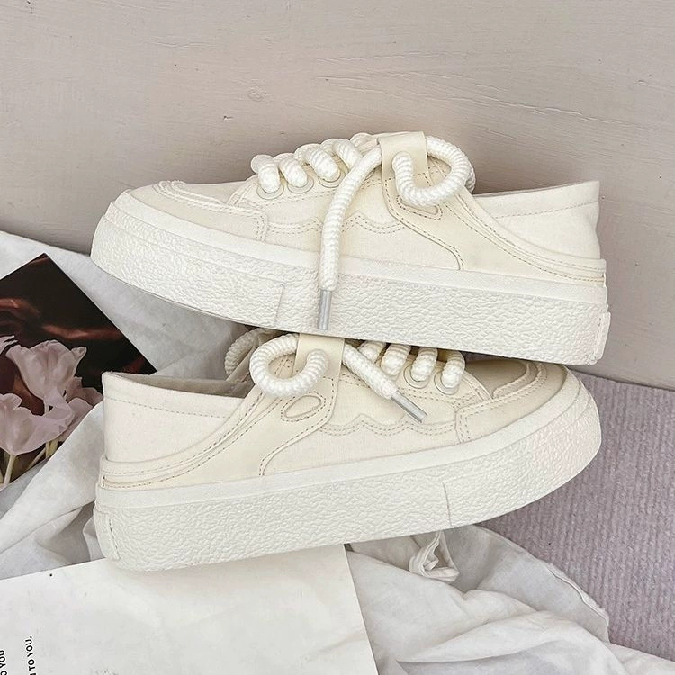 Высококачественная тканевая обувная платформа, к sneakers, корейский стиль
