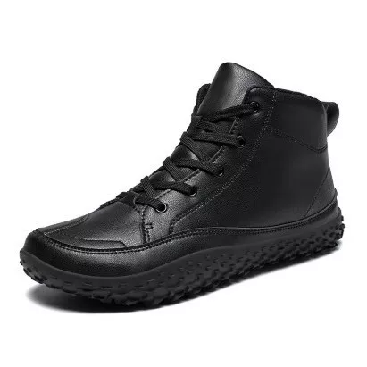 Aliexpress Cross-Border European and American Couple Wide-Toe Barefoot Large-Size Hiking Shoes Mid-Top Outdoor Climbing Shoes Autumn Trendy Men's