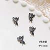 Metal accessory for manicure, angel wings for nails, decorations, new collection