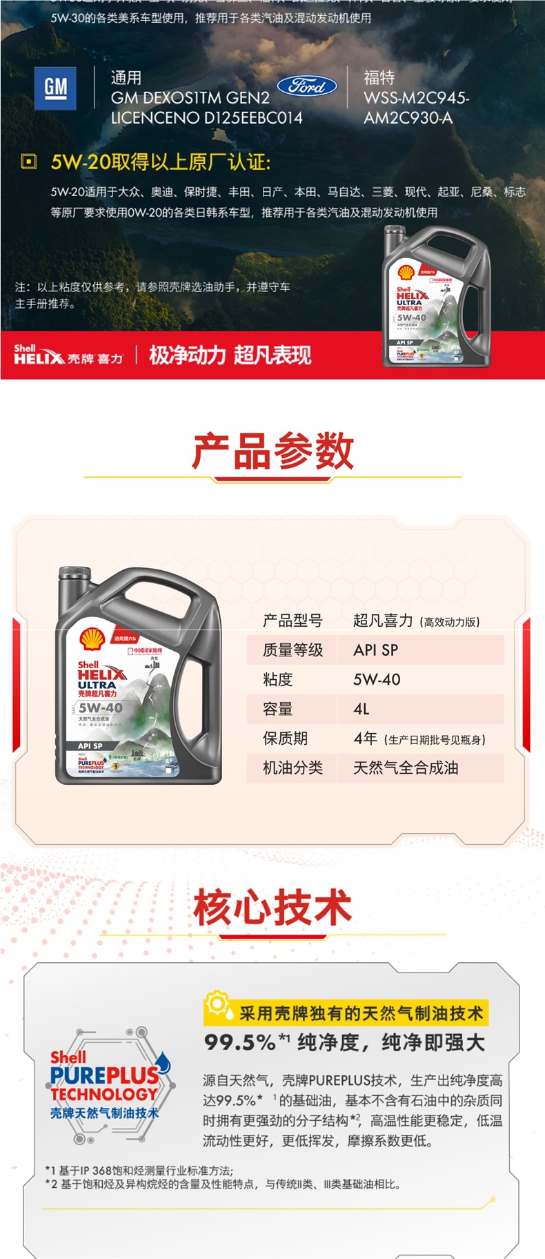 Shell Helix Ultra Gray 5W-40 Fully Synthetic Engine Oil API SP Genuine Guarantee