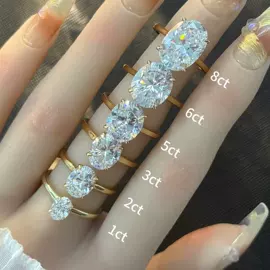 莫桑钻;K金手饰;戒指