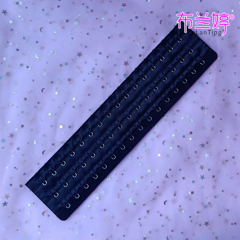 Three-row, sixteen-button 30cm fitness rubber waist-sealing buckle corset belly-controlling extension buckle shapewear extension buckle