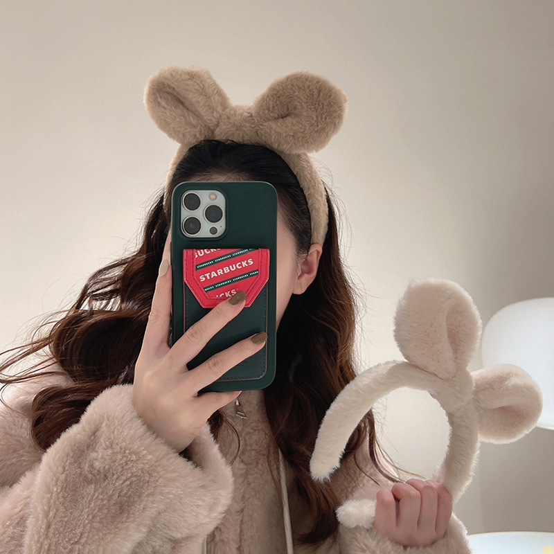 Cute Bunny Ear Hair Clip Face Washing Headband Women's Hair Accessory 2026 Internet Celebrity New Hair Tie Headband Rabbit Headwear