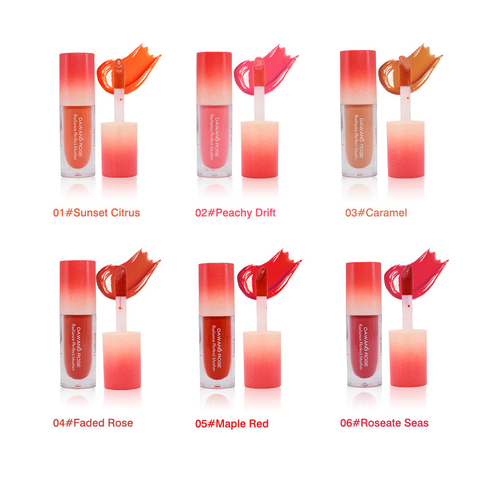 Exclusive Low Saturation Matte Liquid Blush Multi Use Enhance Skin Tone Beauty Product_voghion.com