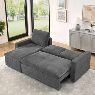 Tofu Block Sofa Italian Minimalist Internet Celebrity Straight Sofa Small Apartment Living Room Fabric Vacuum Compression Sofa