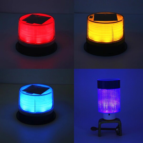 LED night indicator lamp solar-powered
