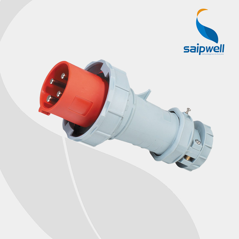 斯普威尔斯普威尔供应SP-1110船舶用防水防溅防尘插头 工业电源插