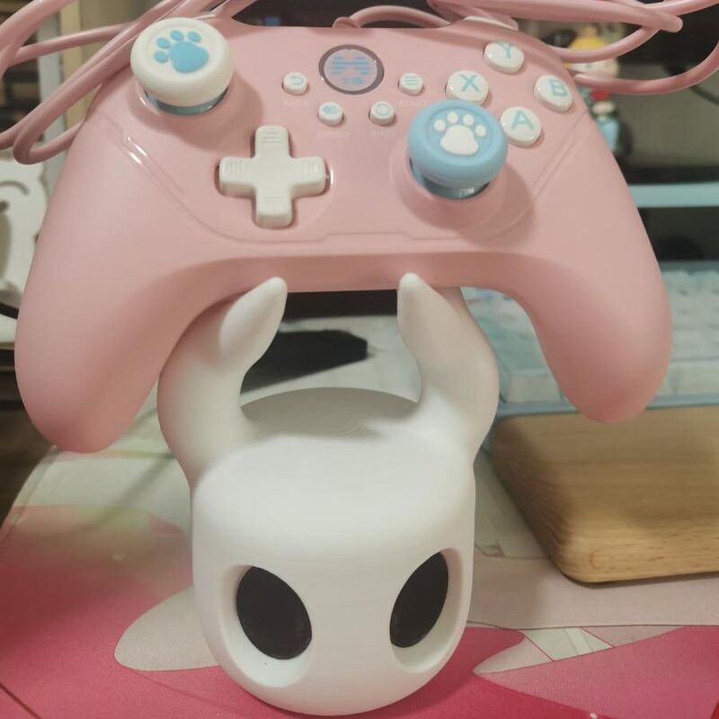 Xbox ps5游戏手柄支架空可爱空洞骑士周边桌面模型摆件3d打印桌搭|undefined