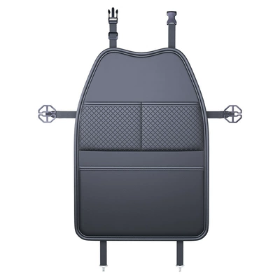 Car Seat Back Anti-Kick Pad, Chair back anti-kick pad - black-diamond-style1-piece