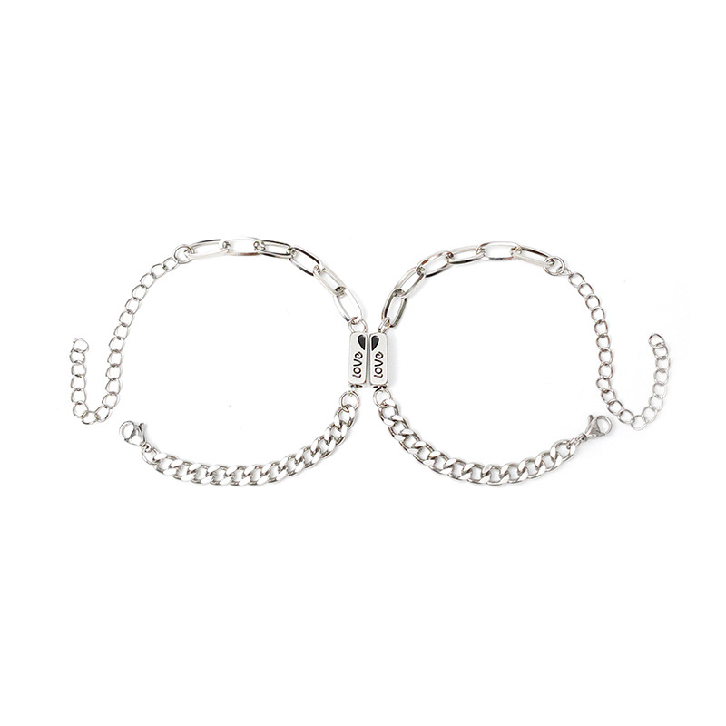 Simple Style 304 Stainless Steel No Inlaid Bracelets In Bulk display picture 13