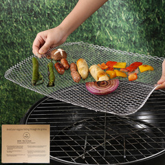 Baking wire rack aluminum wire single-use outdoor home barbecue wire square meat BBQ drying rack grill
