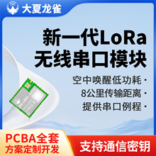 新一代lora无线模块8公里串口收发900M透传输低功耗大夏龙雀LR01