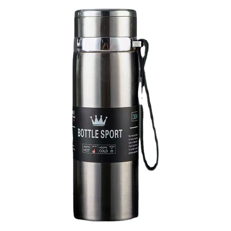 Termo de acero inoxidable 316, termo de gran capacidad, botella de agua térmica portátil para deportes al aire libre, personalización de regalos