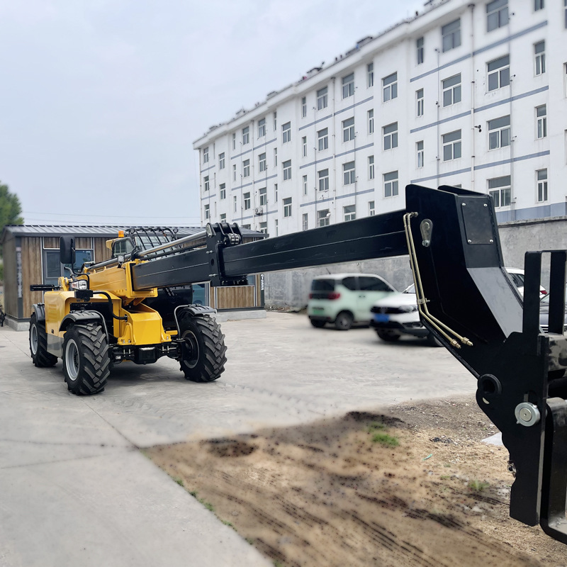 多功能伸缩臂越野型叉装机粮食小麦玉米棉花农用轮式高空搬叉装车