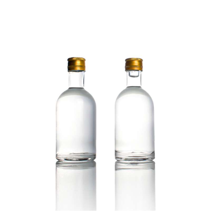 Botella de whisky vodka al por mayor botella de vino 50ml mini botella de pequeña capacidad vacía botella de vino