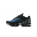 Black with blue