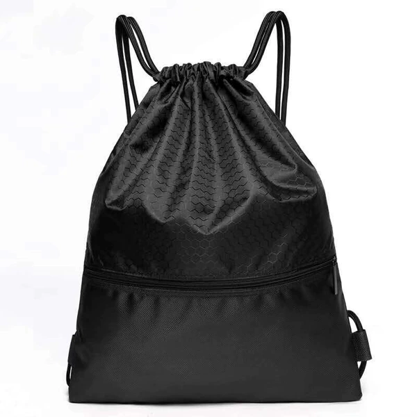 16 string light panel drawstring pocket black