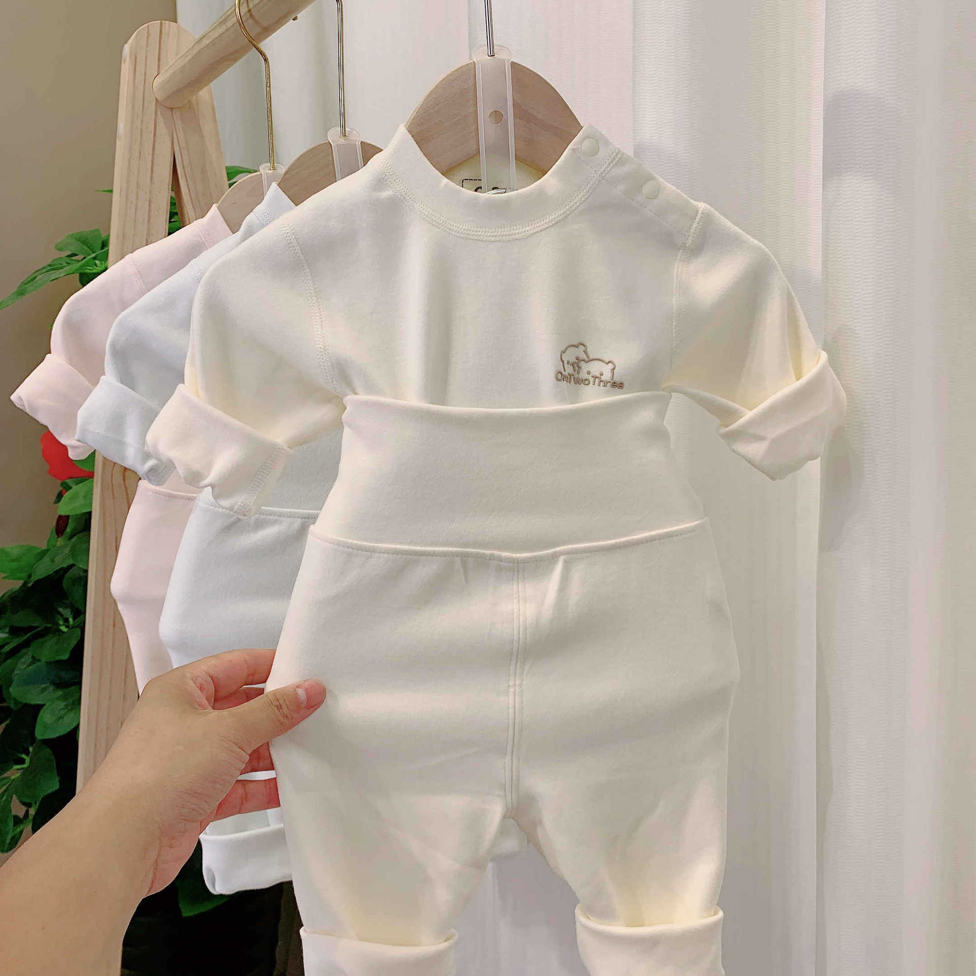 Baby Class a Pure Cotton 247A Two-Piece Set Infant Home Autumn and Winter Clothes Baby Autumn Clothes Children's Style