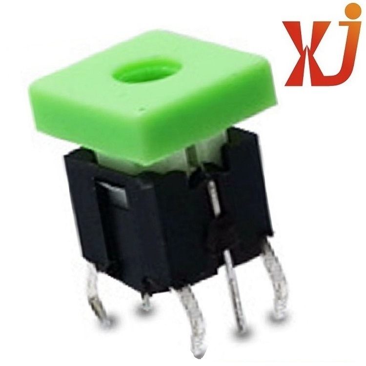 批发带灯开关 迷你轻触按钮带灯开关  LED开关  方形复位开关