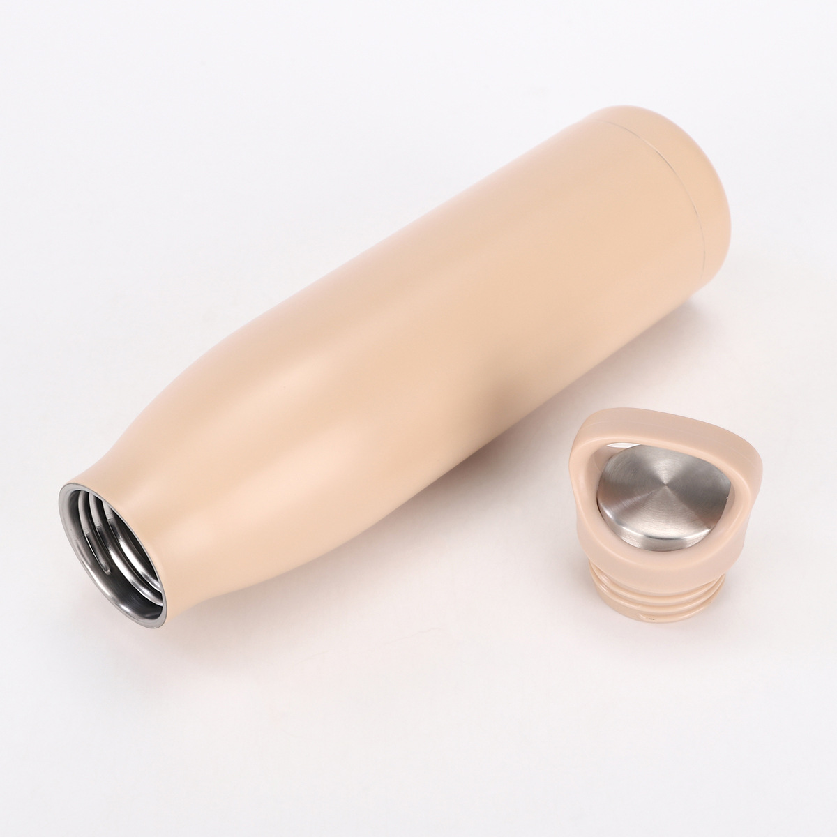 Transfronterizo 304 taza de aislamiento al vacío de acero inoxidable simple botella americana portátil al aire libre hervidor deportivo portátil