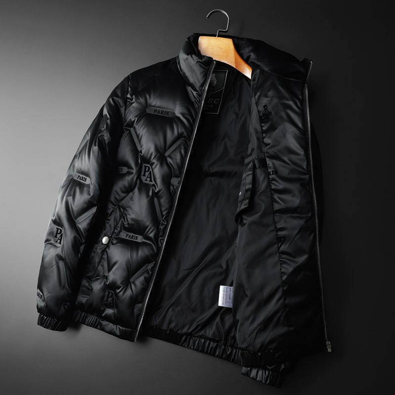Estación Europea 2023 Invierno nuevo collar del soporte resistente al frío de los hombres abajo chaqueta caliente marca de moda más tamaño chaqueta casual ropa de hombre
