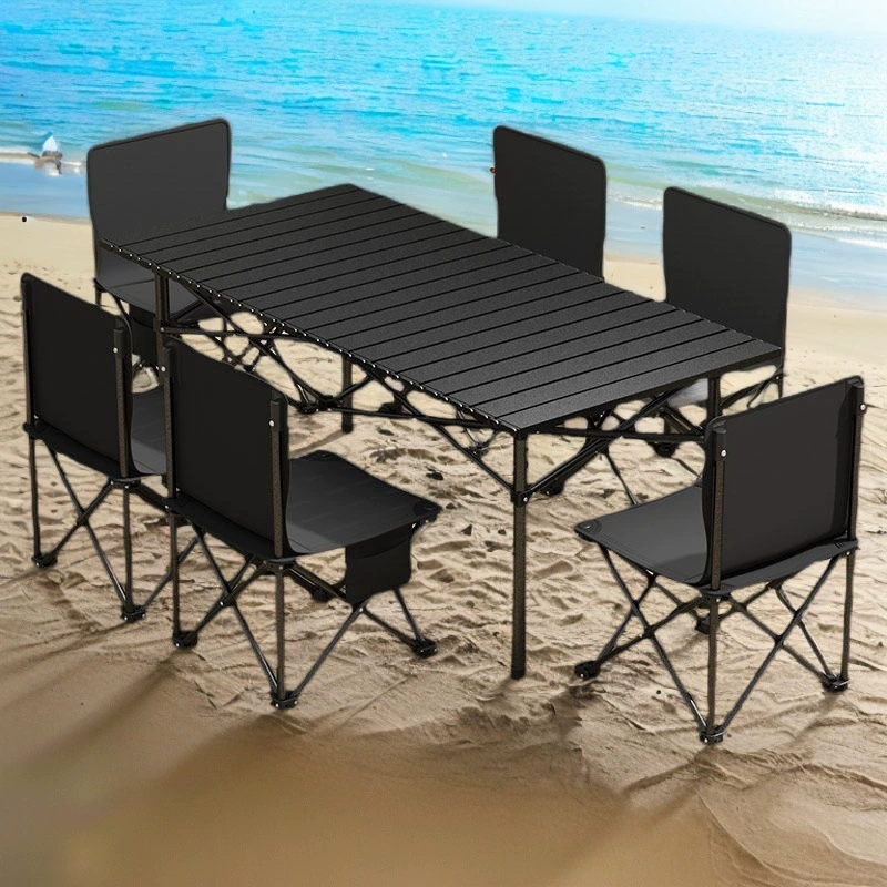 Складной стол и стулья для улицы, портативный набор для пикника, походов, кемпинга и барбекю