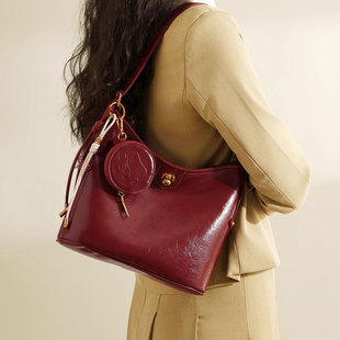 Bags Wedding Bridal Bag Large Capacity Women's Bag 2025 New Underarm Bag High-End Red Wedding Bag Tote Bag