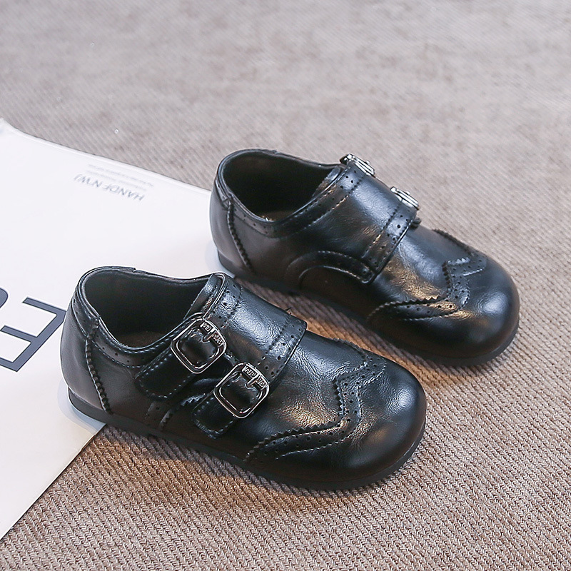 Scarpe in pelle da bambina, modello classico britannico, mocassini per bambini, calzatura singola per primavera e autunno, comodi calzini per bambini_voghion.com