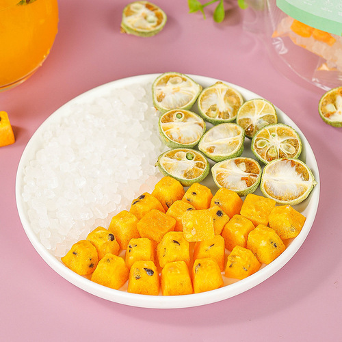 Citrus Lemon Passion Fruit Tea Combination Fruit Tea Flower Fruit Tea Summer Brewed Water Green Citrus Passion Fruit Tea Manufacturer Wholesale