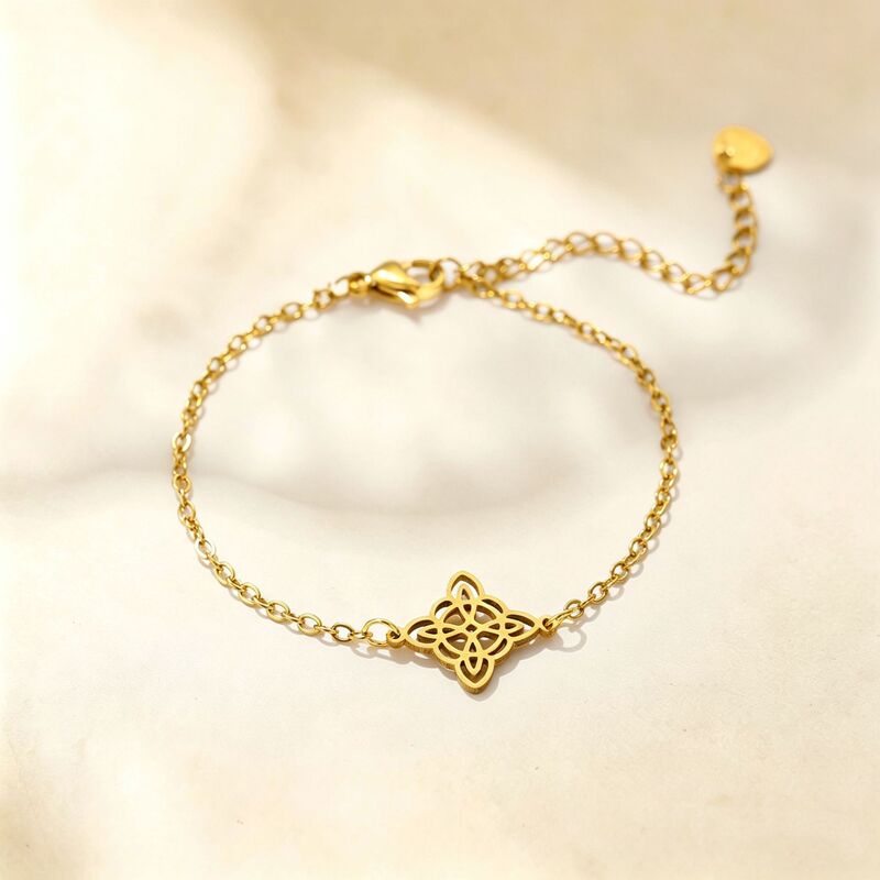 Amazon Personalized Celtic Witch Knot Bracelet, Fashionable European and American Stainless Steel Witch Bracelet, Friendship Bracelet Jewelry Amazon Personalized Celtic Witch Knot Bracelet, Fashionable European and American Stainless Steel Witch Bracelet, Friendship Bracelet Jewelry