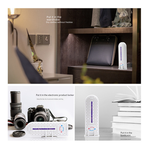 Factory Mini Circulating Quiet Dehumidifier Household Bedroom Dry Small Moisture Absorber Closet Shoe Cabinet Indoor Dehumidifier 