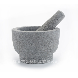 Source Factory Granite Mortar Garlic Jar Garlic Grinder Granite Molcaje