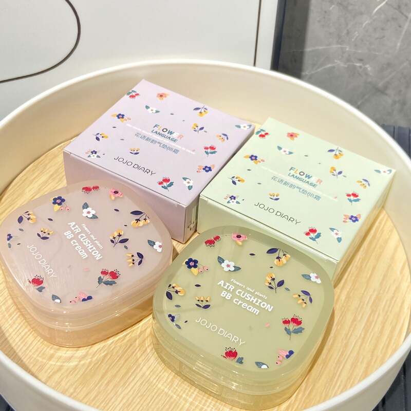Jojo Diary Long-Lasting Diary Flower Language New Rhyme Air Cushion Bb Cream Natural Concealer Not Easy to Remove Makeup Cc Liquid Foundation for Women Jojo Diary Long-Lasting Diary Flower Language New Rhyme Air Cushion Bb Cream Natural Concealer Not Easy to Remove Makeup Cc Liquid Foundation for Women