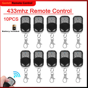 433M small metal four-button garage door copy copy cross-border access control clone new copy wireless RF remote control