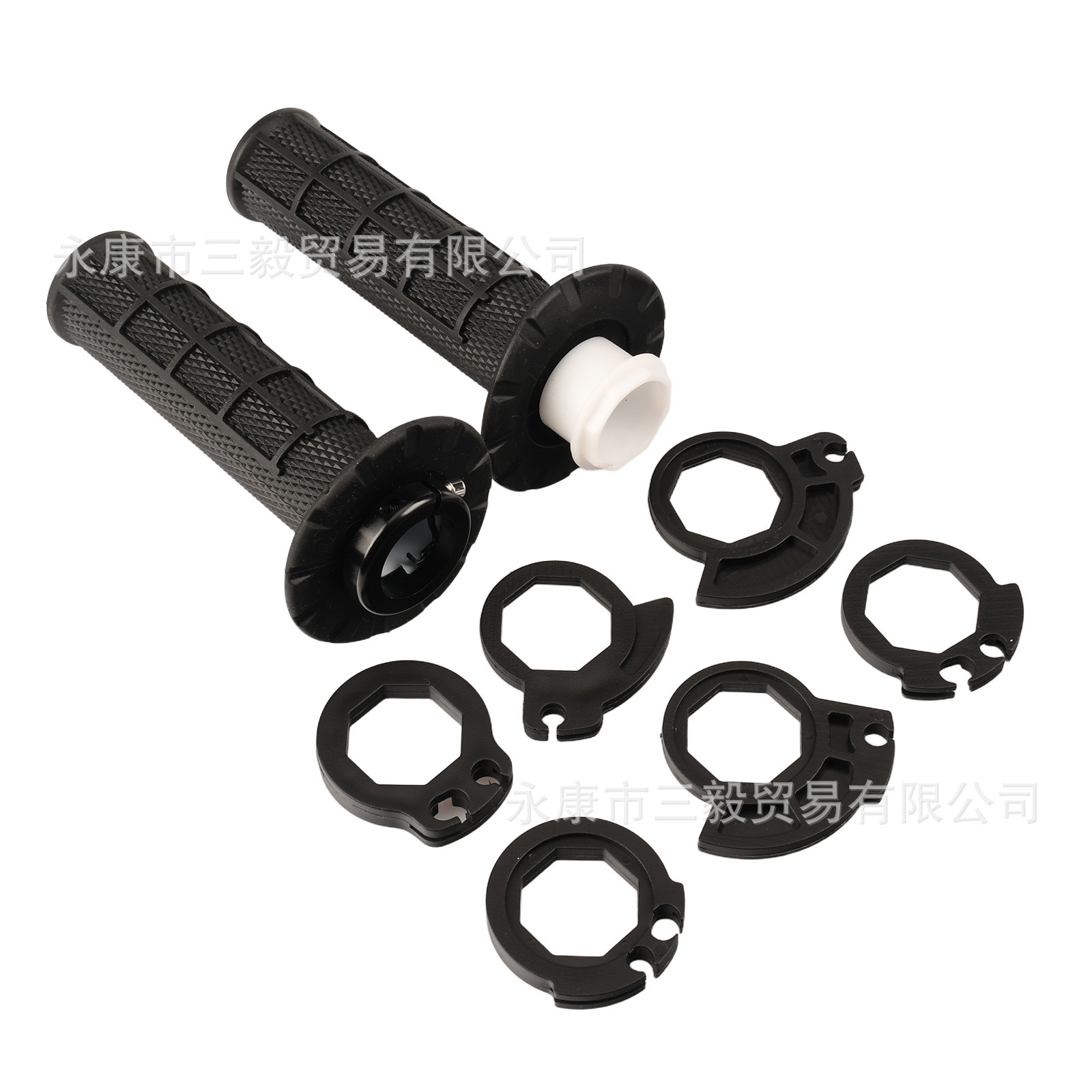 Cubierta de manija universal para motocicleta todoterreno con hebilla de bloqueo Accesorios modificados Pegamento de acelerador de autobloqueo Pegamento de manija modificado