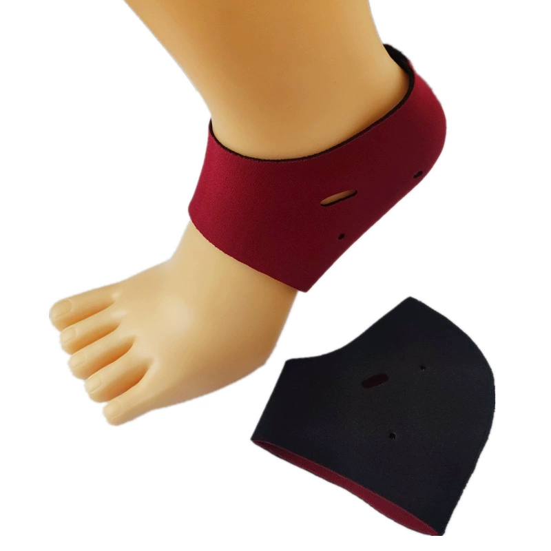 Эластичный пятки тканевый чехол SBR мягкий пятки Крышка бег спорта Пятки защитный чехол