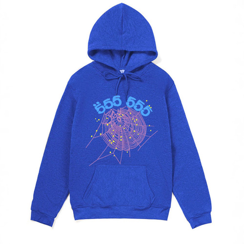 Cross-border Western and Eastern Hip-Hop Singer Alphabet 555555 Print Couple Hooded Sweatshirts Men and Women Wholesale