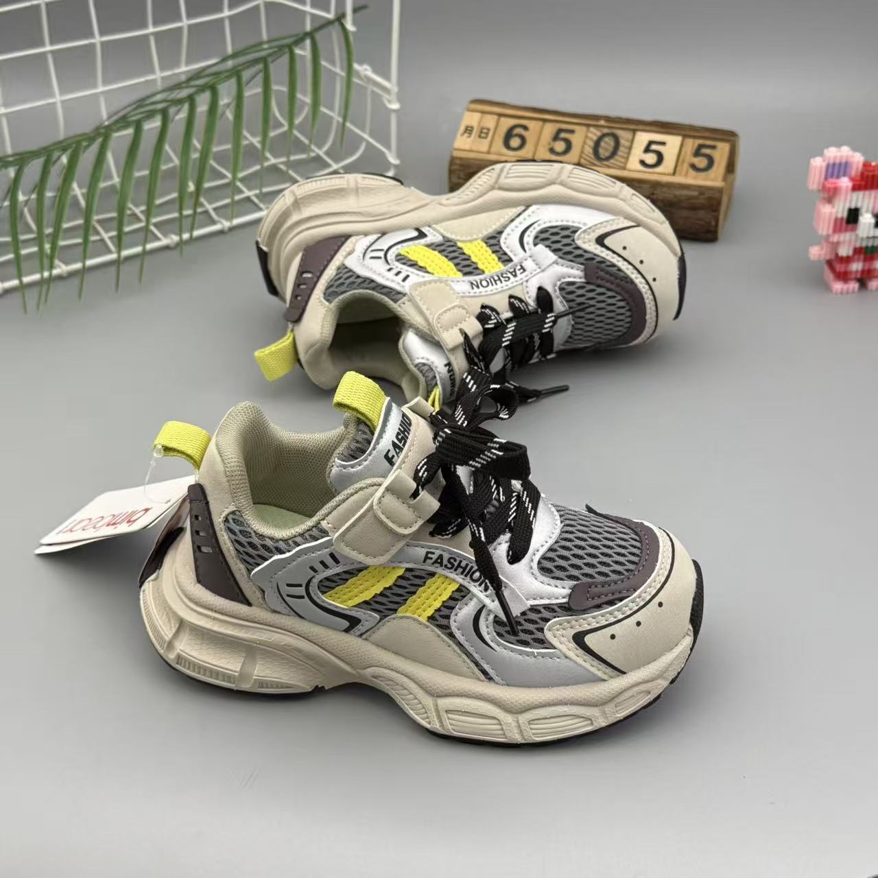 2025 New Autum Style Double Mesh Breathable Dad Shoes for Boys and Girls, Casual Middle and Large Kidsren's Student Campus Sports Kidsren's Shoes