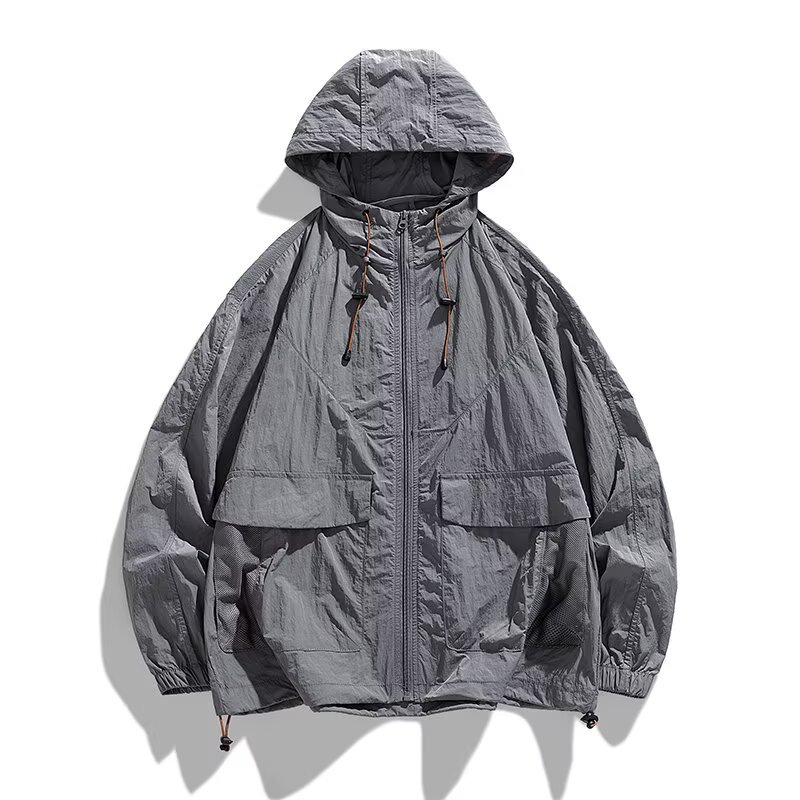 Chaqueta de asalto ligera de cáscara blanda para hombres primavera y otoño estilo americano chaqueta de exportación de comercio exterior chaqueta al aire libre image 9