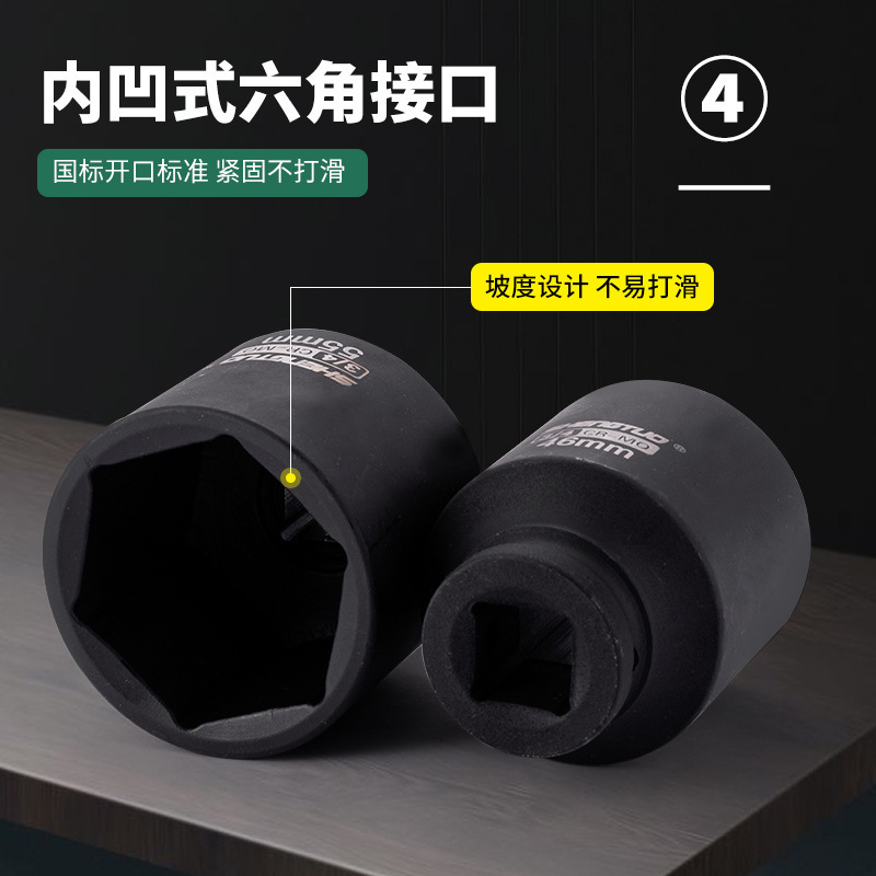 工場用 3/4 ストローク ガン スリーブ 19 角口拡張厚手ヘビーデューティ ガン ヘッド スリーブ ヘッド 六角レンチ スリーブ|undefined