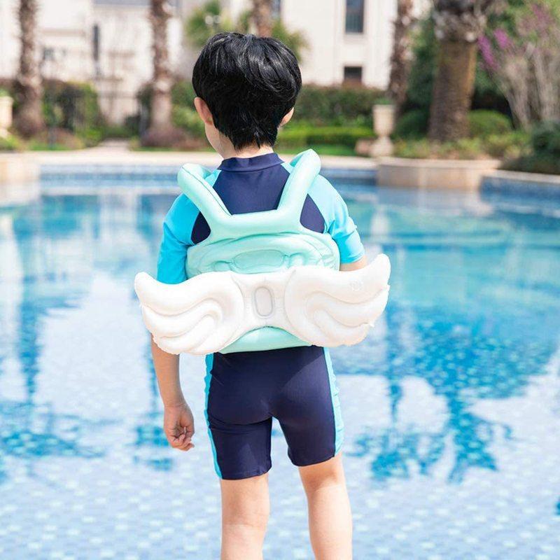 Cute Pvc Inflatable Angel Wings Outdoor Water Swimming Auxiliary Swimming Circle display picture 1
