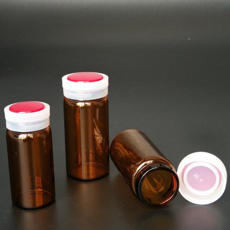 日本透明玻璃棒瓶，1-110ml避光样品瓶标本瓶，光硼硅酸玻璃管瓶