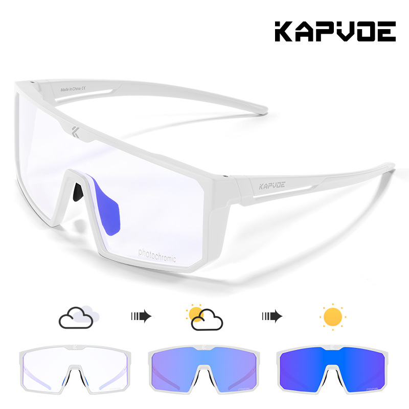 Gafas de Ciclismo Deportivo de TR90 con Protección UV y Marco Completo para Deportes al Aire Libre