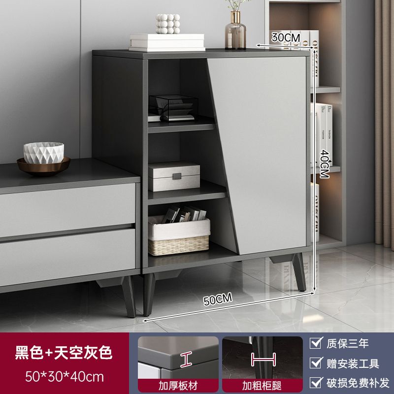 电视柜家用客厅小户型落地2025新款现代简约收纳储物一体电视机柜|undefined