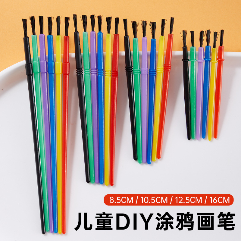 Plastic children's pigment writing brush with accessories