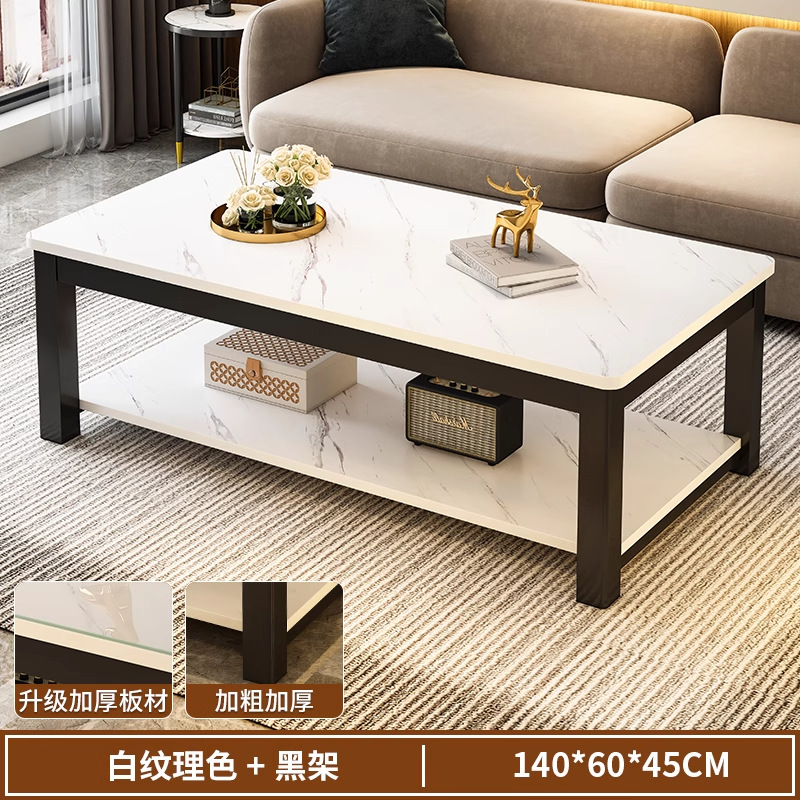 [철제 프레임 다리] 화이트 질감 컬러 140*60*46cm (다리 두께 40mm)