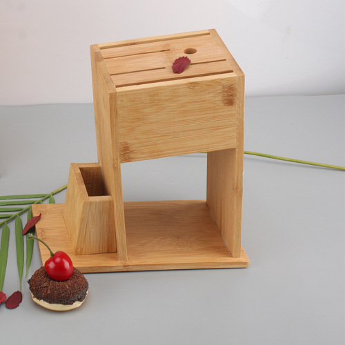 Bamboo kitchen knife holder, knife holder, home creative kitchen tool display rack, knife storage rack, manufacturer wholesale