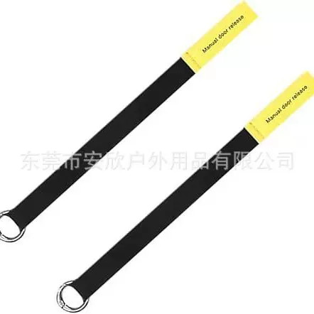 特斯拉ModelY后车门机械开关拉手紧急拉绳汽车魔术贴安全抽绳现货