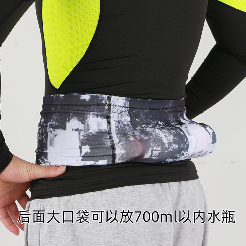 Bolsa de cintura ligera para correr con hervidor de agua invisible para hombres cinturón de maratón para mujer deportes fitness bolsa de teléfono móvil bolsa de almacenamiento