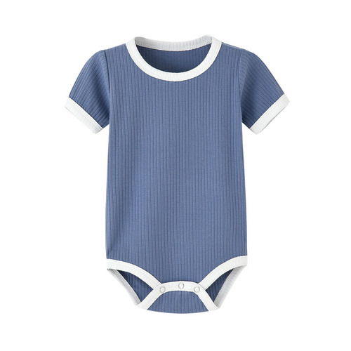 baby baby clothing baby clothes bag fart clothing summer short-sleeved triangle harem newborn jumpsuit crawling clothing